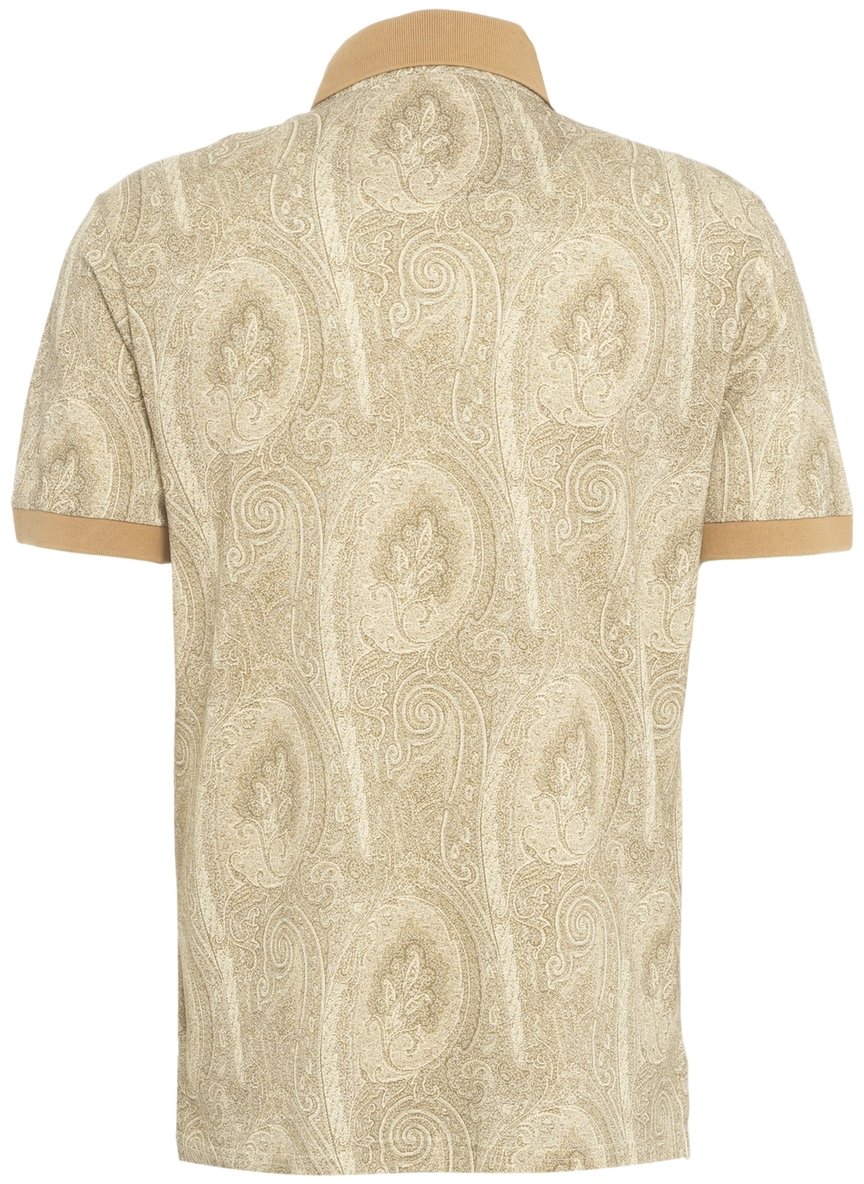 Etro Polo con stampa paisley Beige
