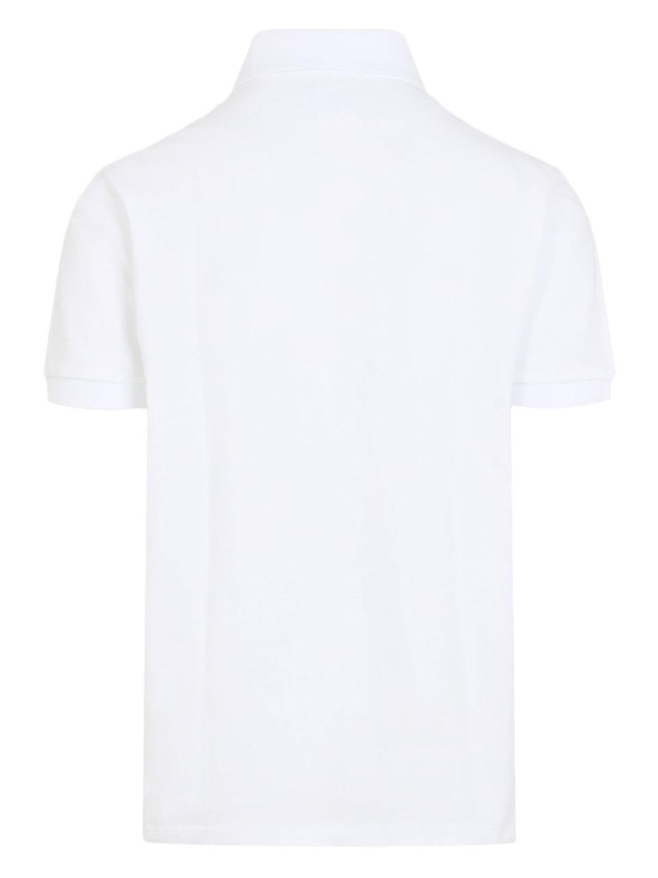 Etro Roma Regular Fit Cotton Logo Polo Wit
