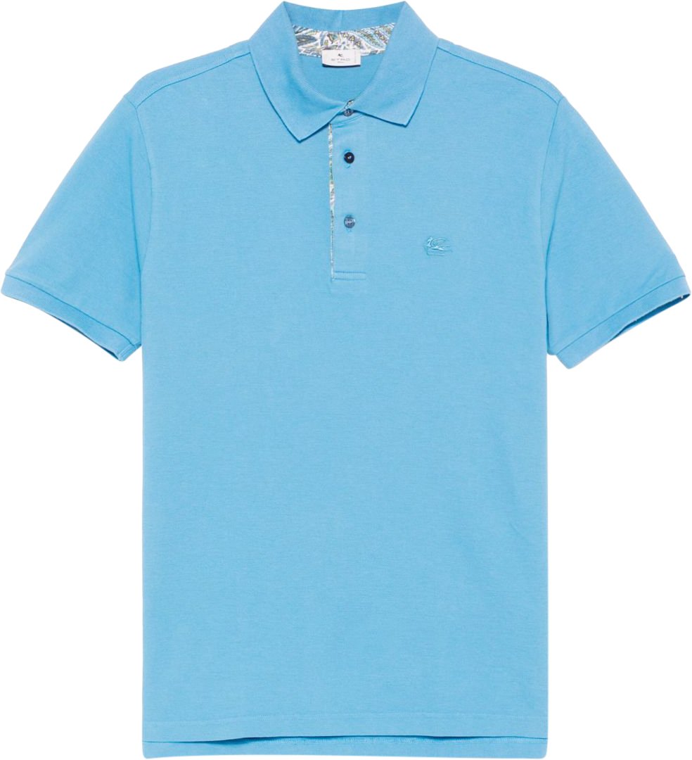 Etro Etro T-shirts and Polos Light Blue Blauw
