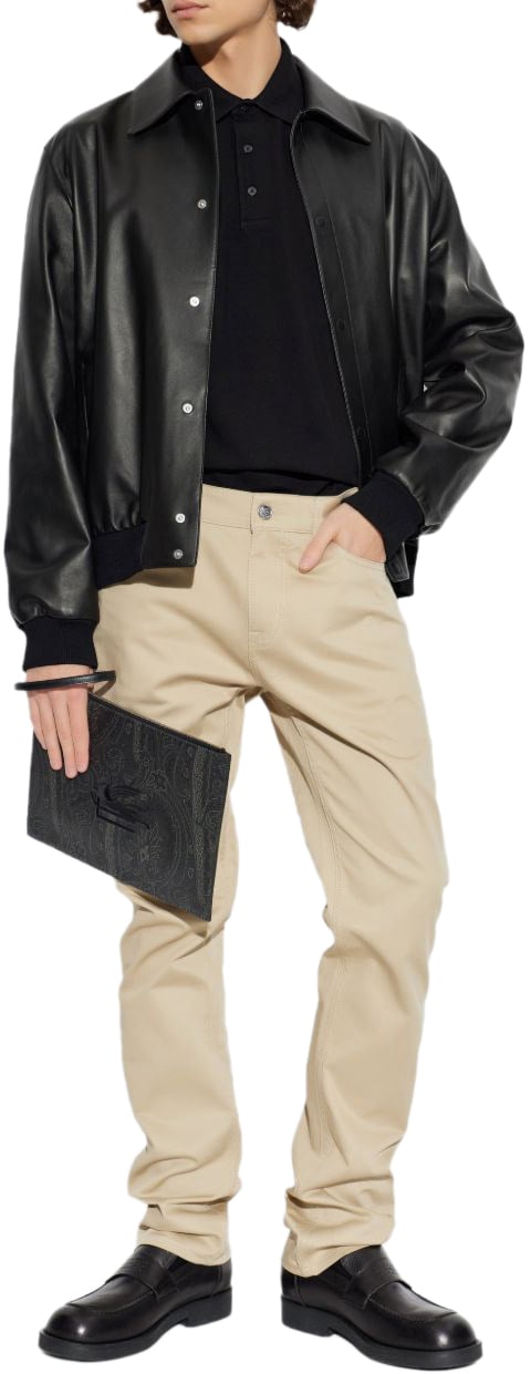 Etro T-Shirts And Polos Black Zwart