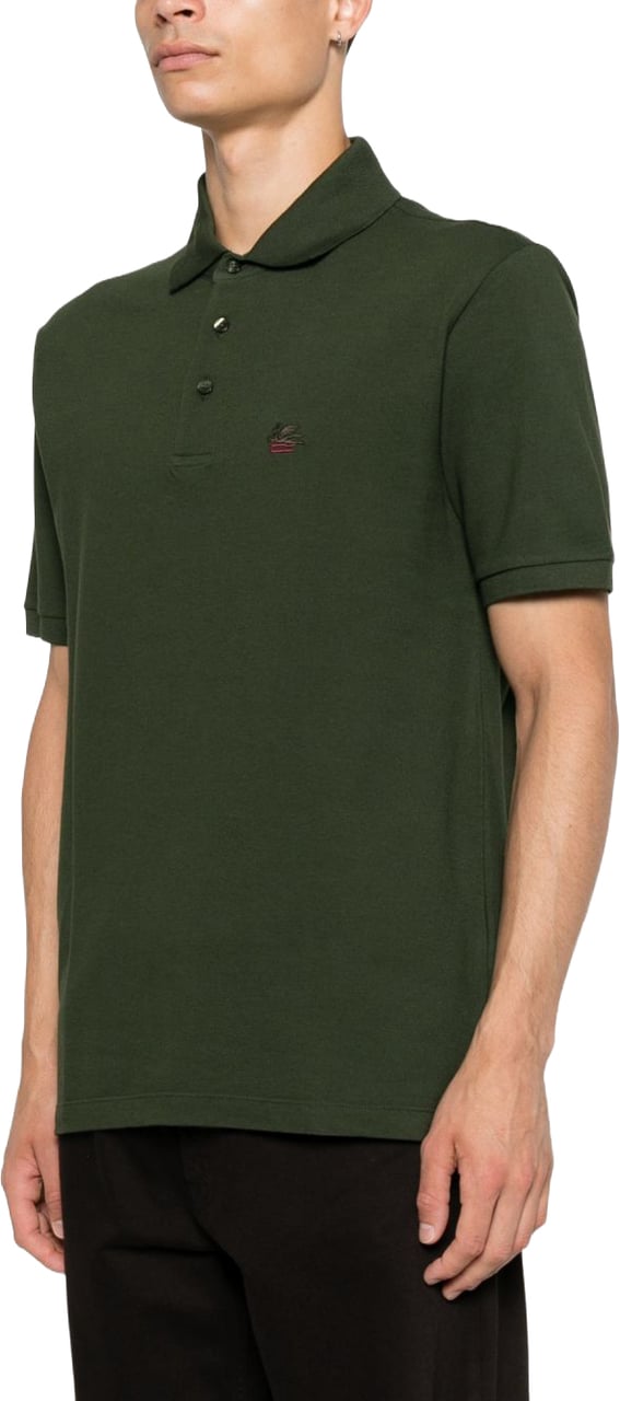 Etro T-Shirts And Polos Green Donkergroen