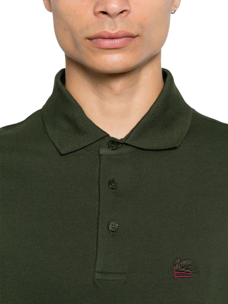 Etro T-Shirts And Polos Green Donkergroen