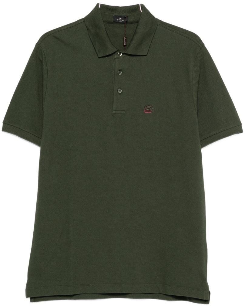 Etro T-Shirts And Polos Green Donkergroen