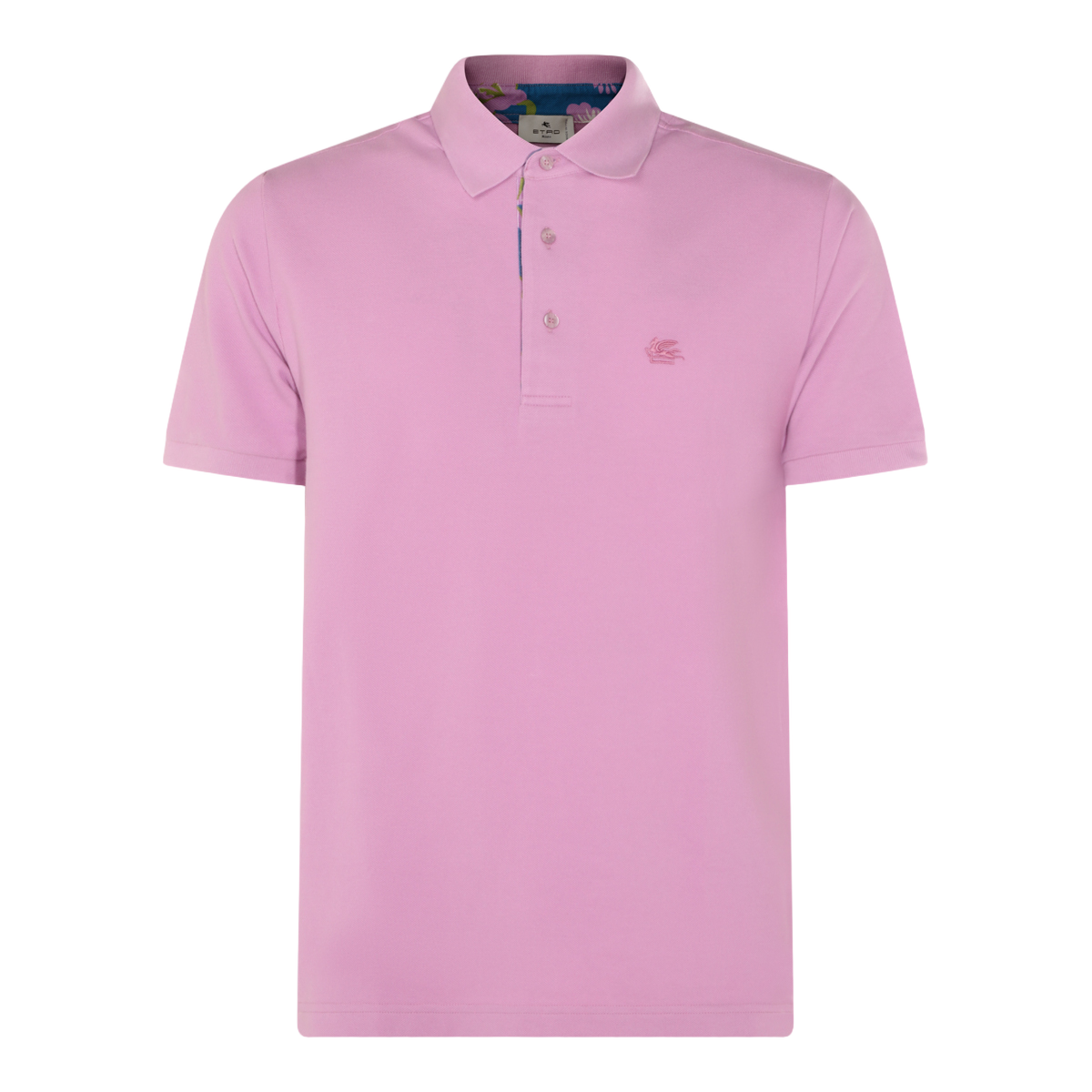Etro Classic Light Pink Polo Shirt Roze