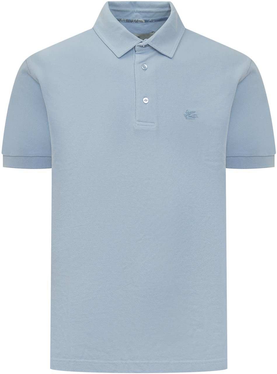 Etro Polo Roma Blauw