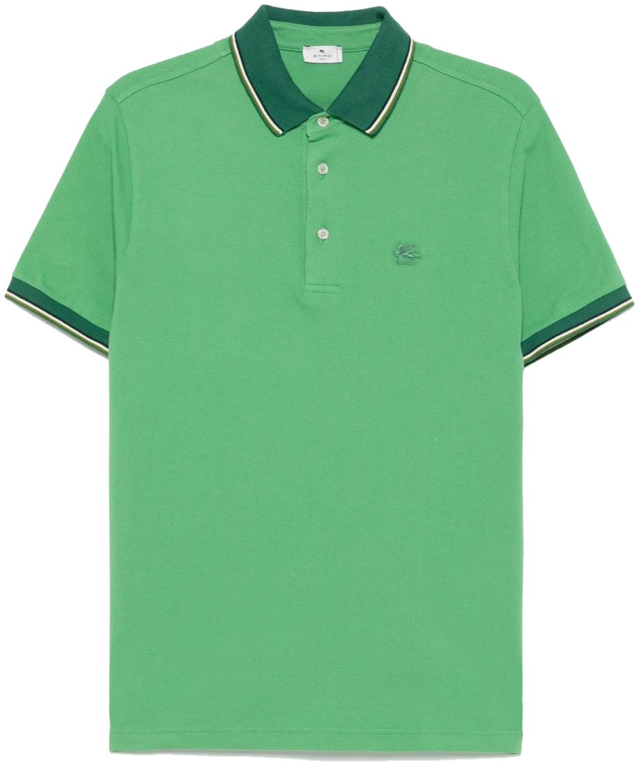Etro T-Shirts And Polos Green Groen