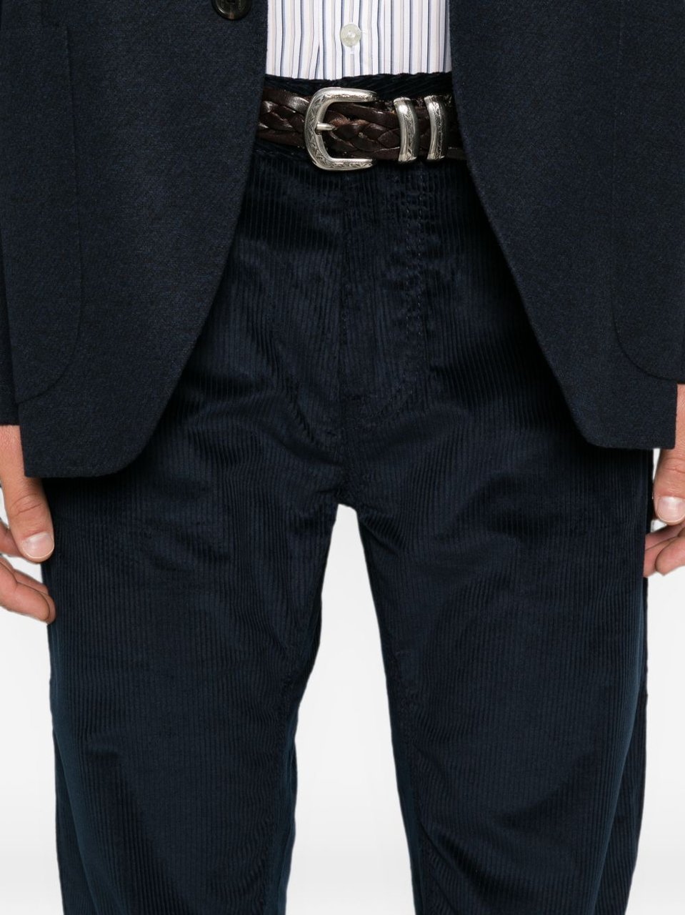 Etro Trousers Navy Navy