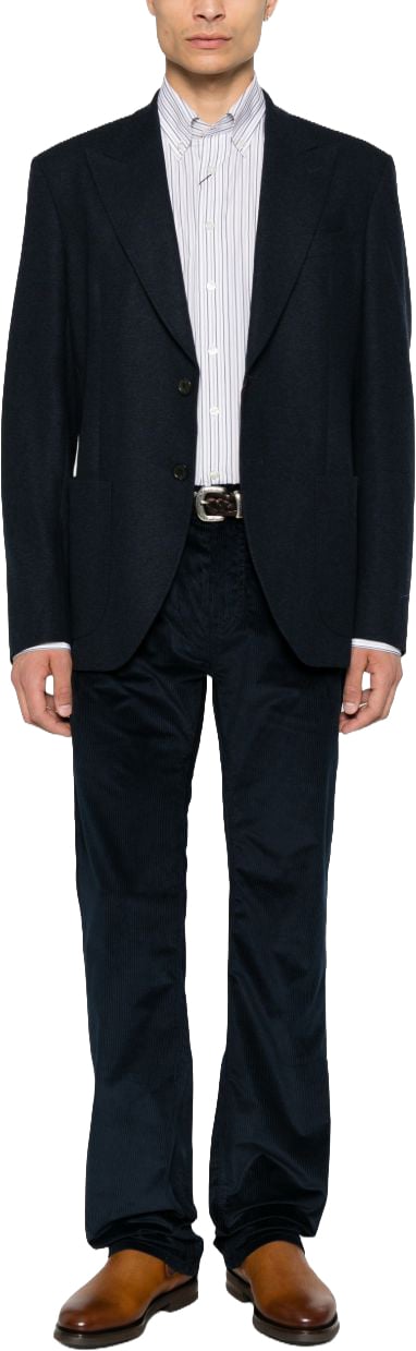 Etro Trousers Navy Navy