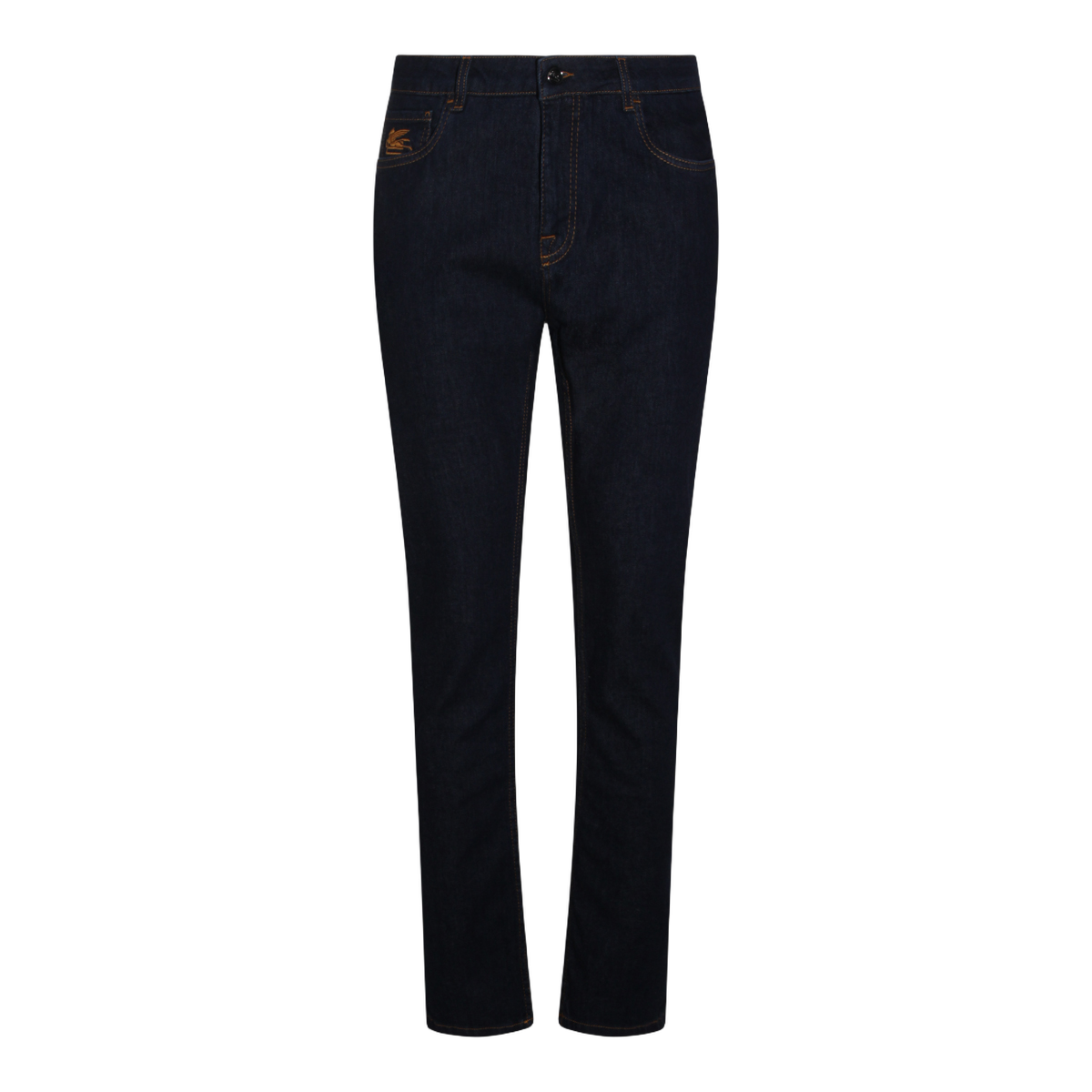 Etro Straight-Leg Denim Jeans with Traditional Five-Pocket Styling Blauw