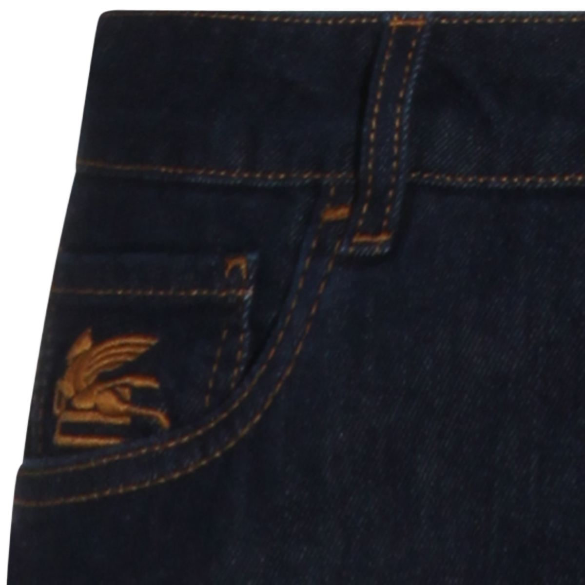 Etro Straight-Leg Denim Jeans with Traditional Five-Pocket Styling Blauw