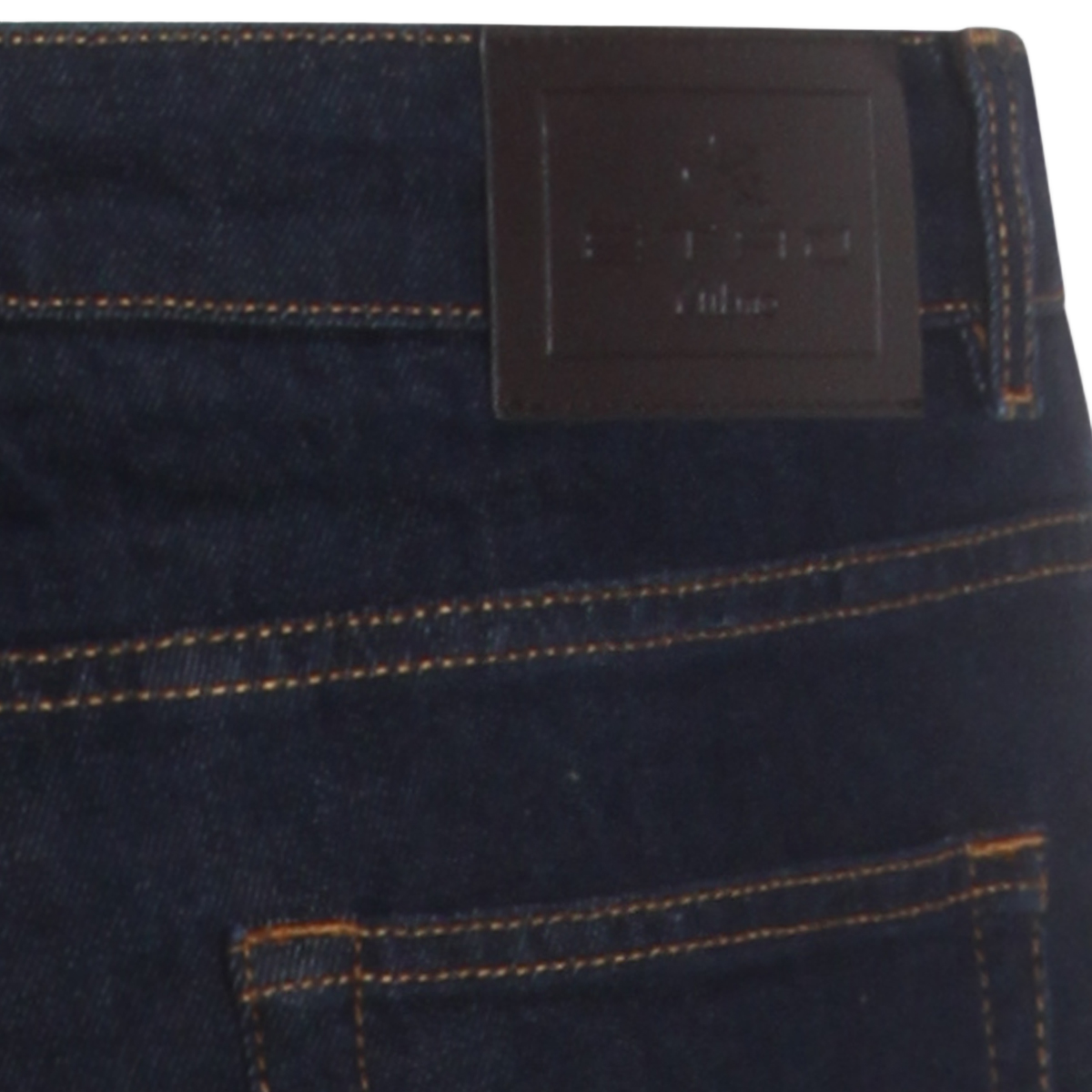 Etro Straight Cut Blue Denim Jeans Blauw