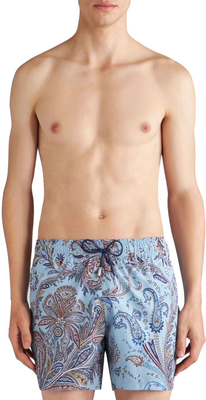 Etro Sea Clothing Blue Blauw