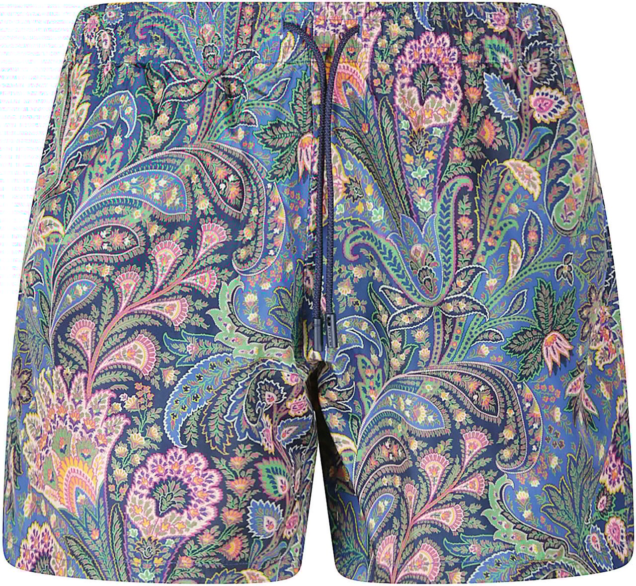 Etro Roma Swim Trunk Blue Blauw