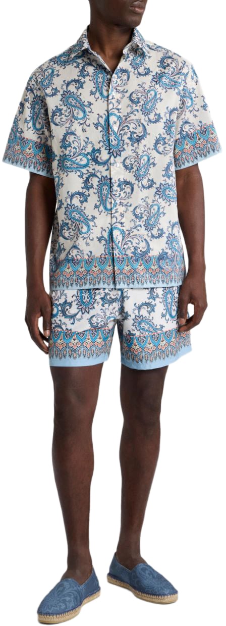 Etro Sea Clothing Clear Blue Blauw