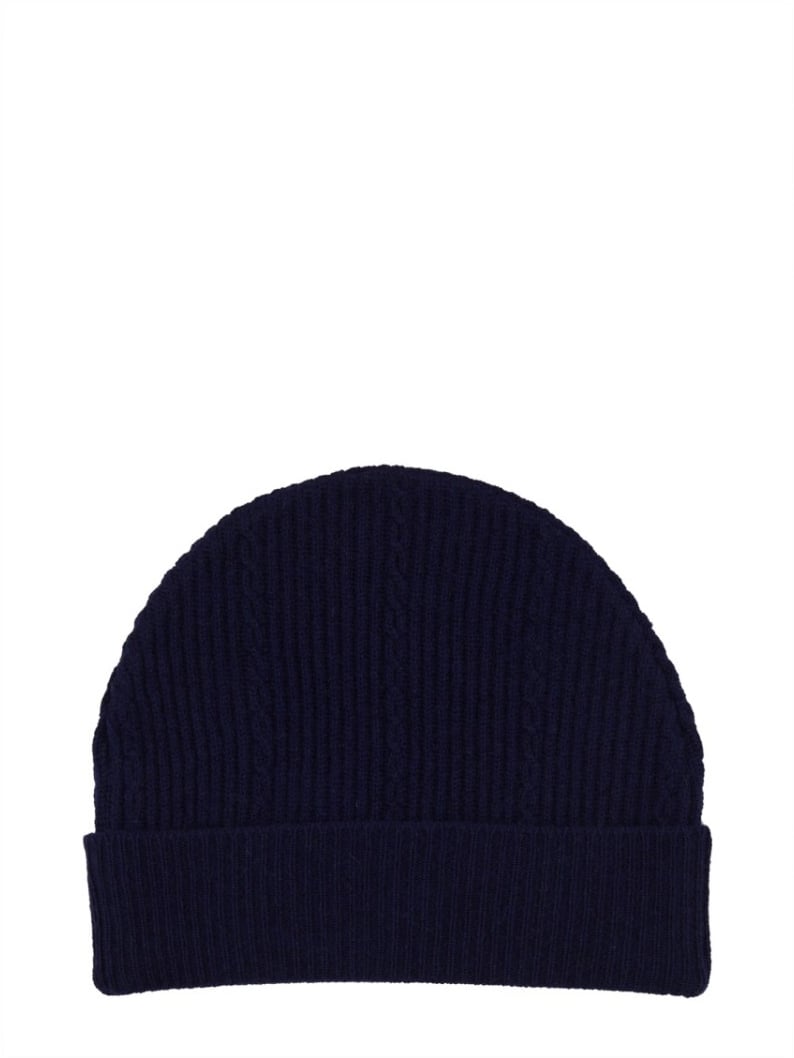 Etro Ribbed Beanie Hat Zwart