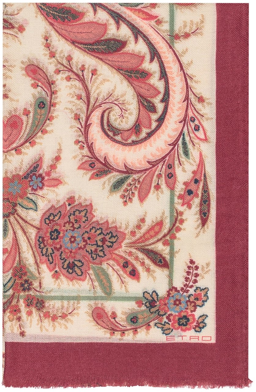 Etro Sciarpa Tosca Rood