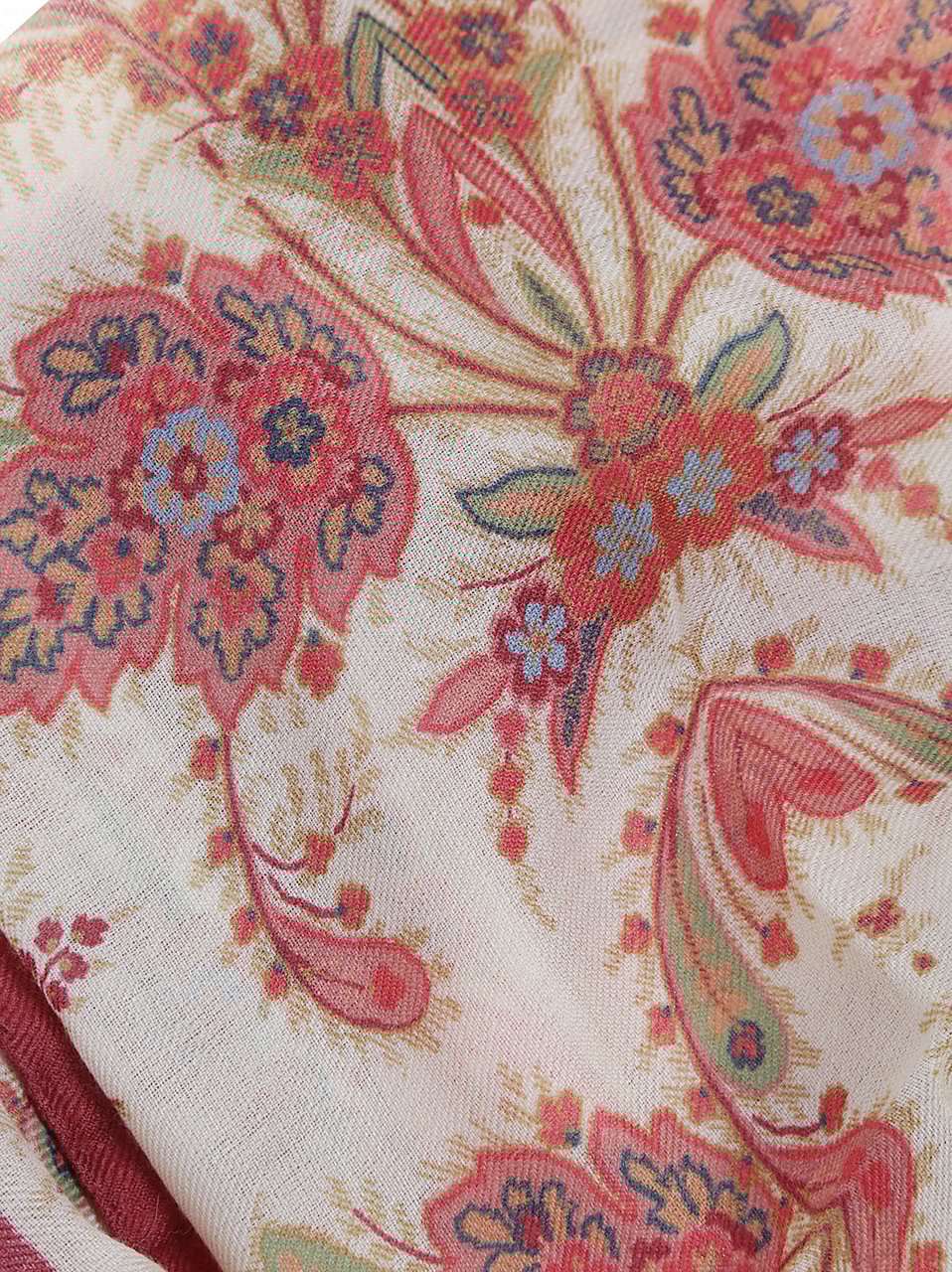Etro Tosca Scarf Red Rood