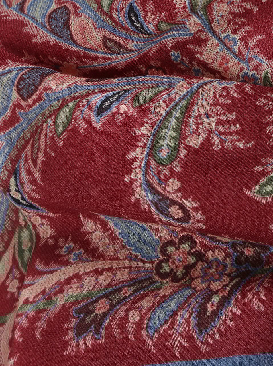 Etro Tosca Scarf Blue Blauw