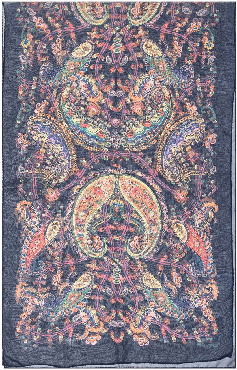 Etro Foulard con Motivo Paisley Divers