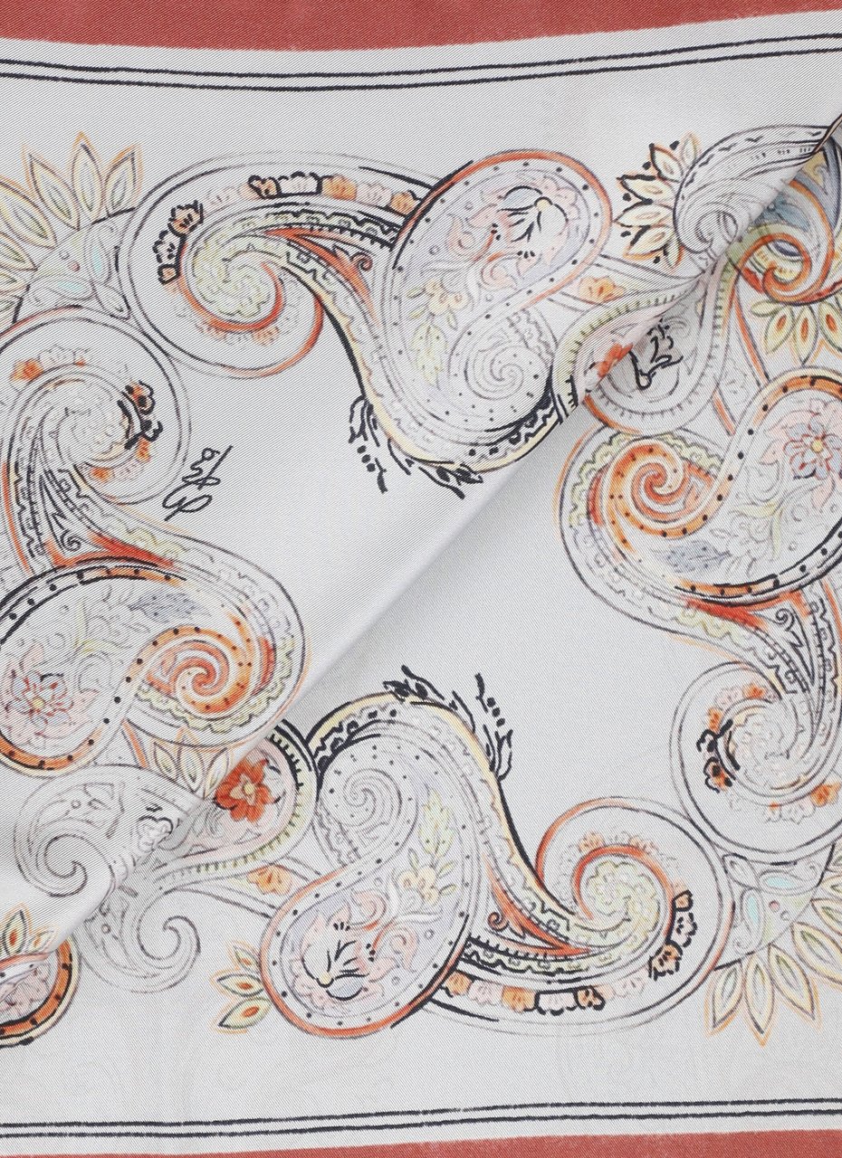 Etro Scarfs Light Blue Wit