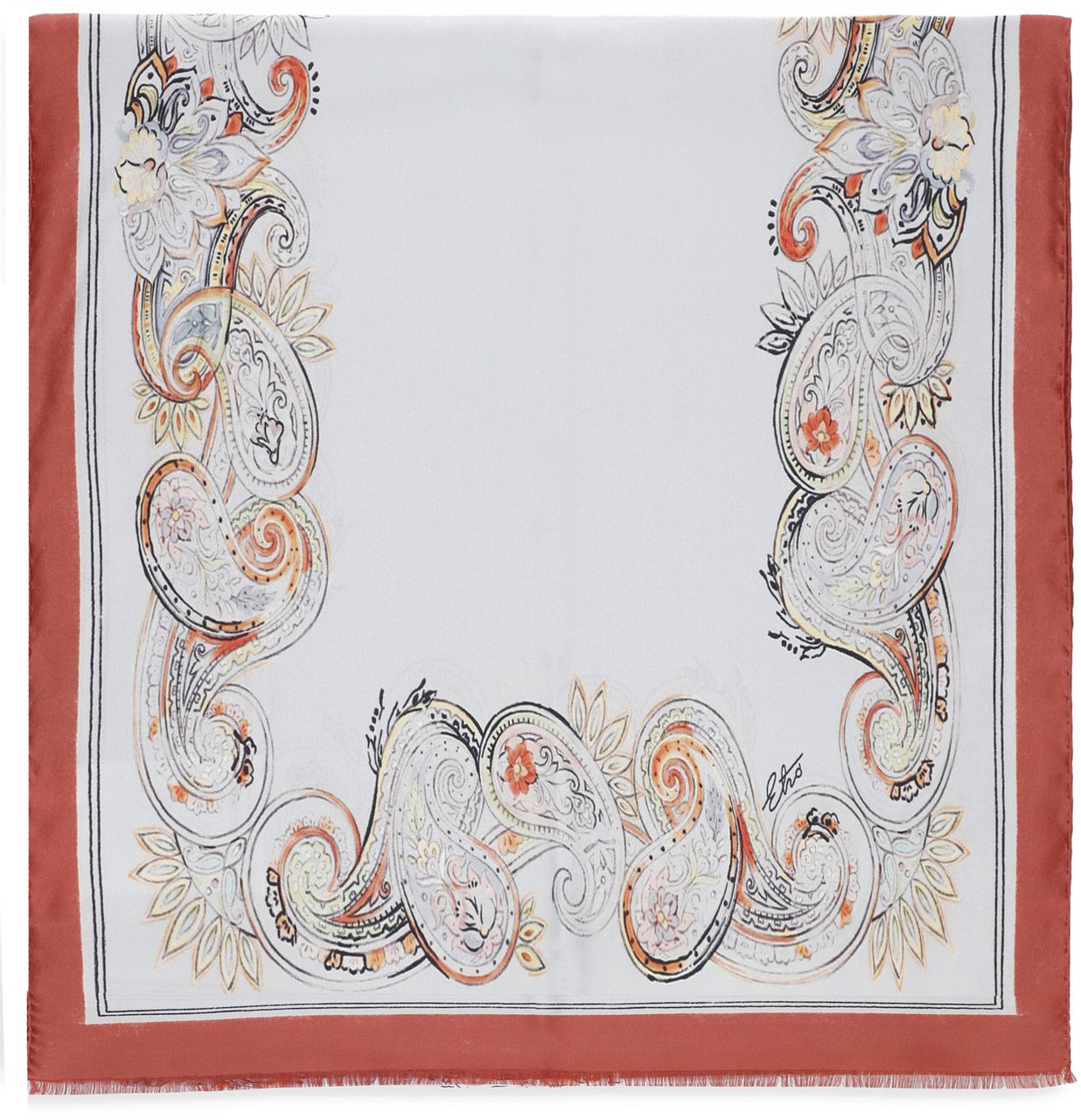 Etro Scarfs Light Blue Wit