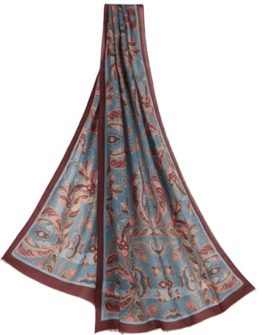 Etro Etro Sciarpe Azzurro Blauw