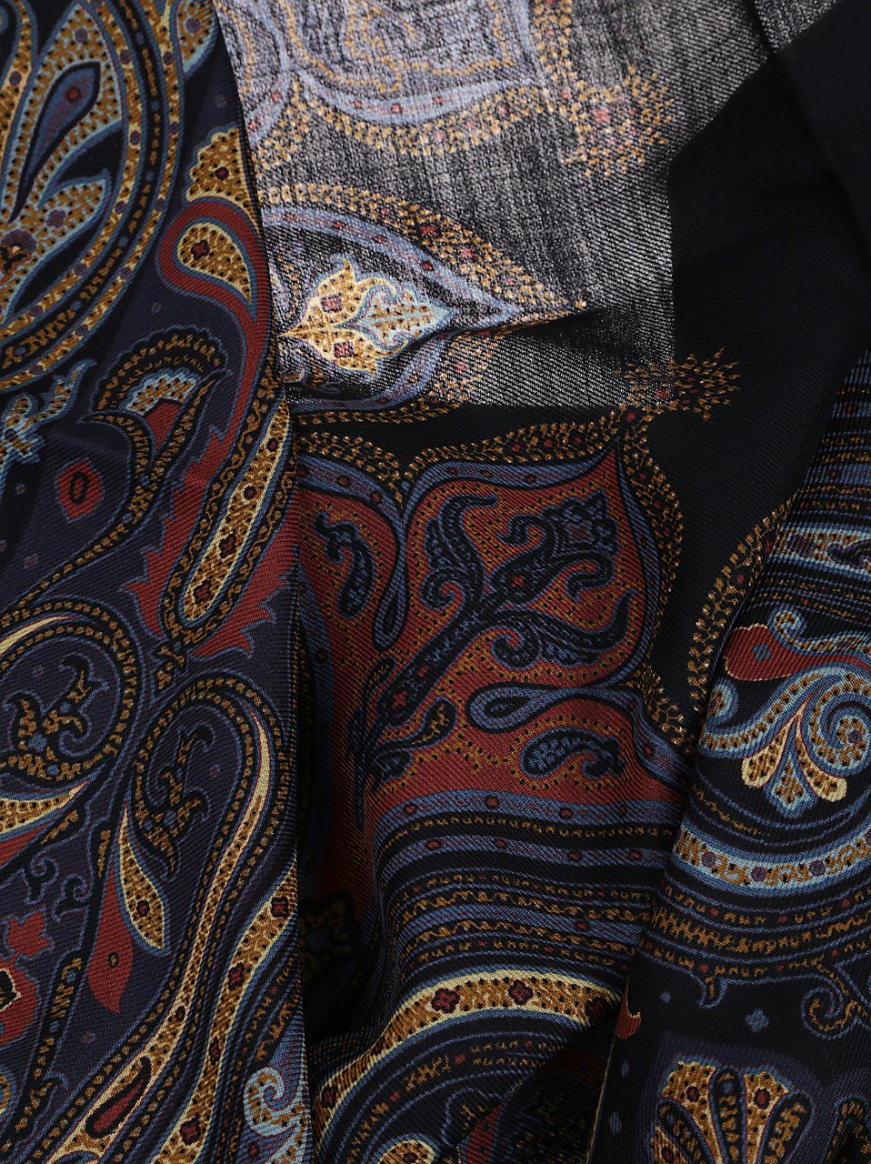 Etro Boheme Scarf Black Zwart