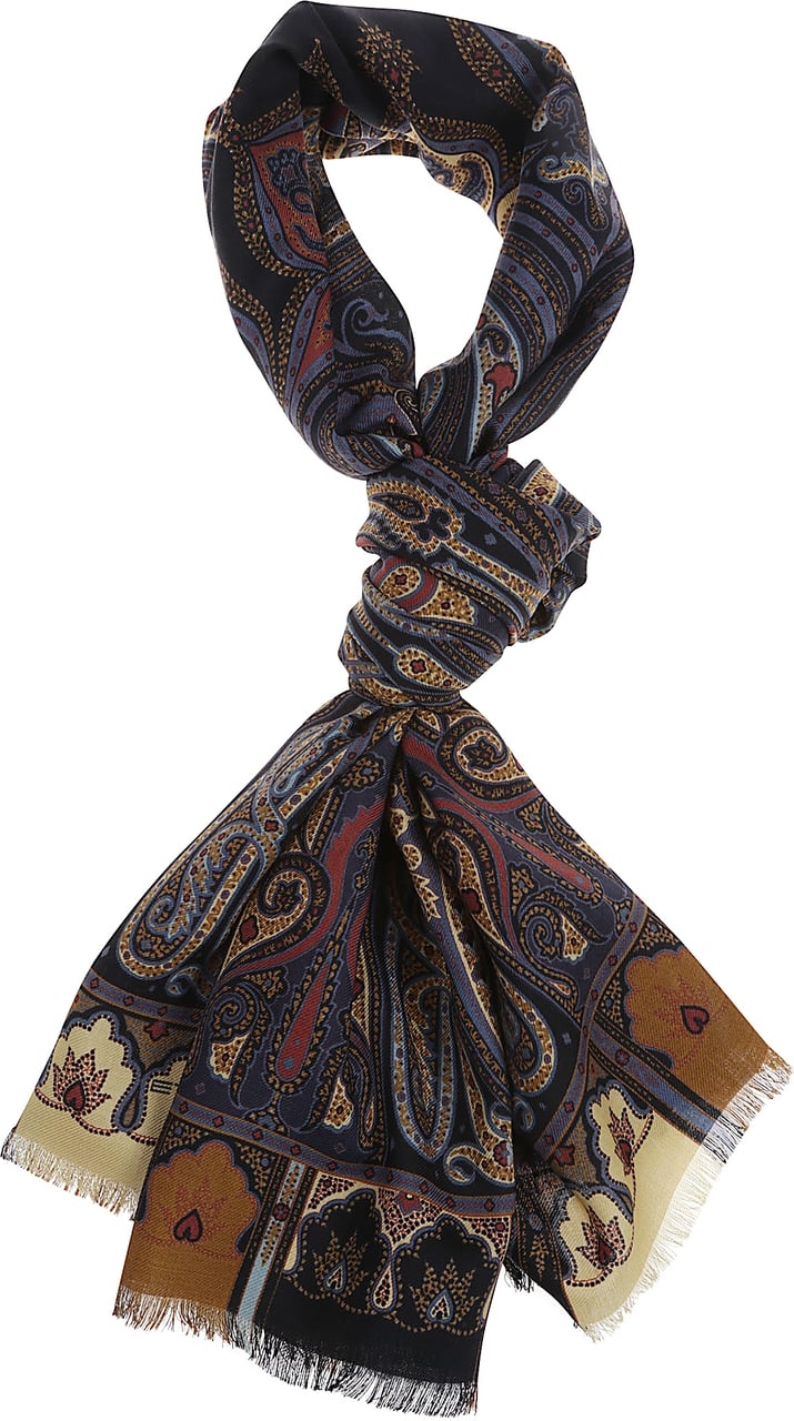 Etro Boheme Scarf Black Zwart