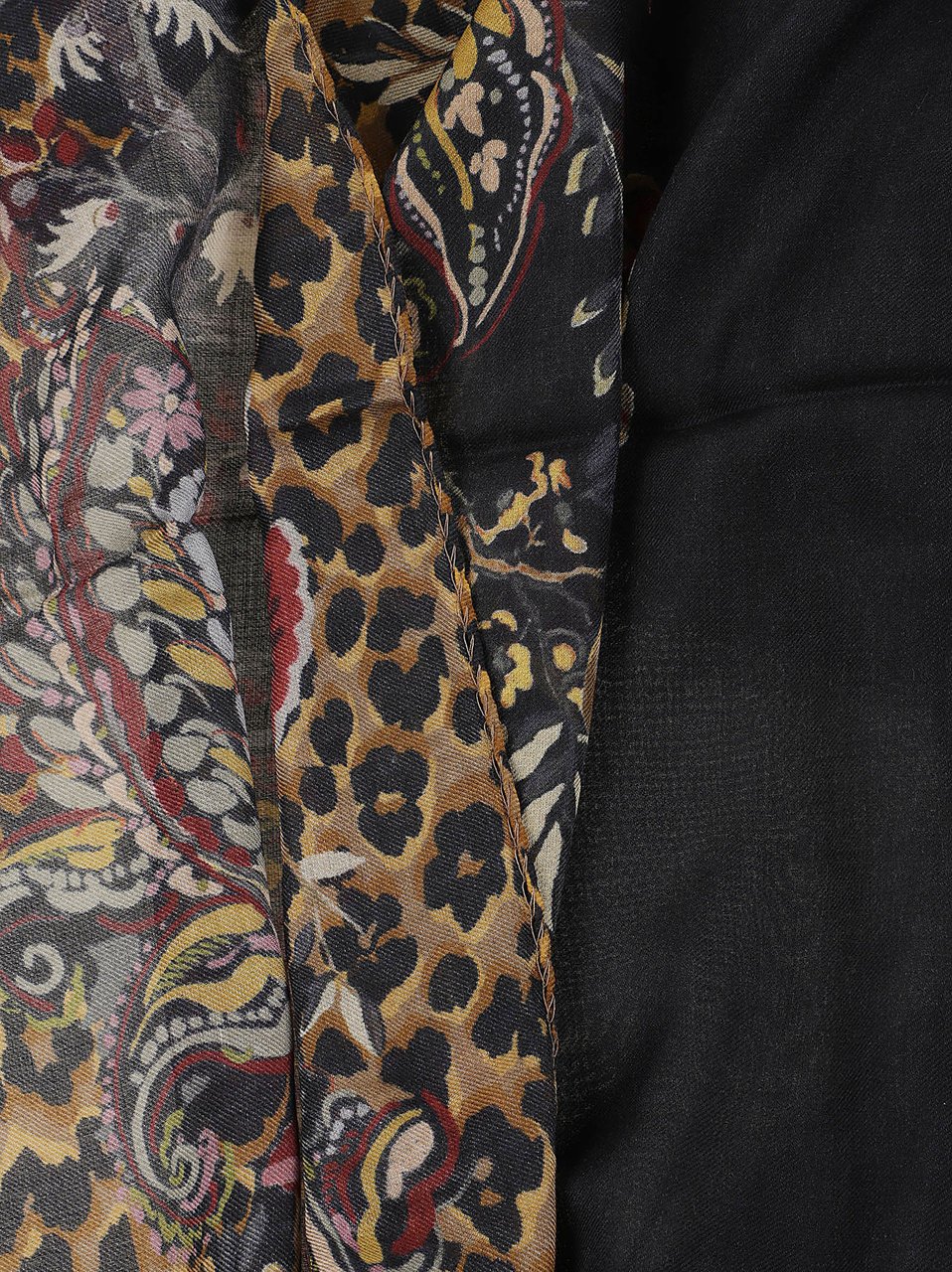 Etro Boheme Scarf Black Zwart