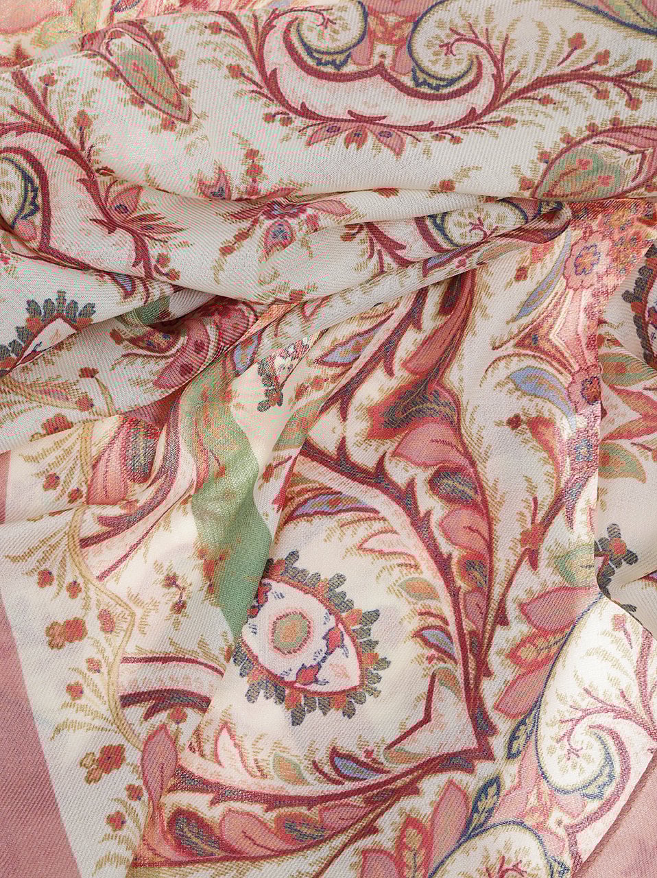 Etro Boheme Scarf White Wit