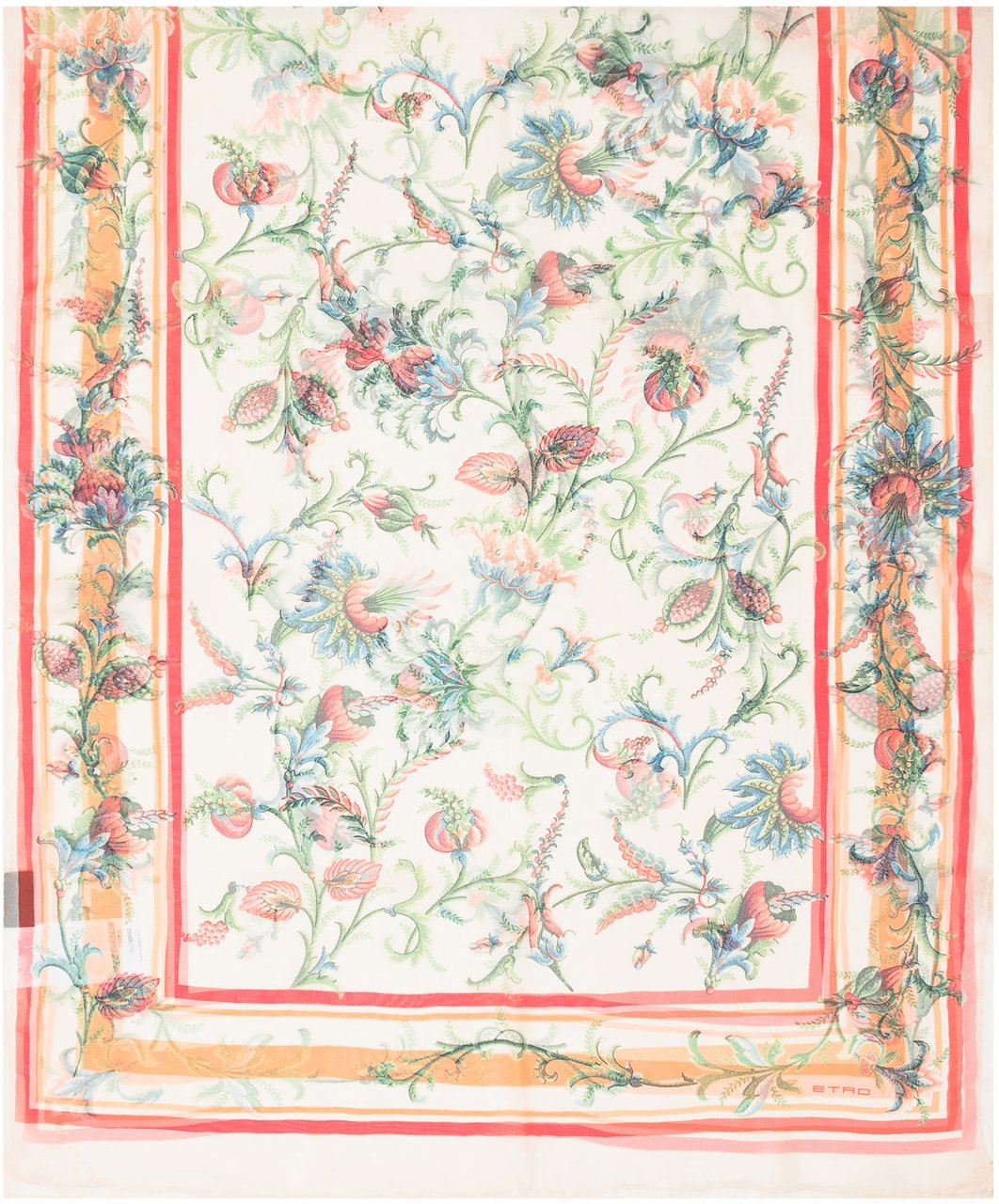 Etro Foulard Con Motivo Floreale Wit