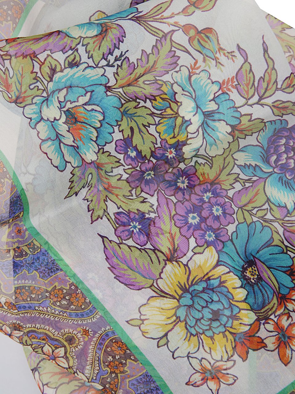 Etro Nabucco Scarf Green Groen