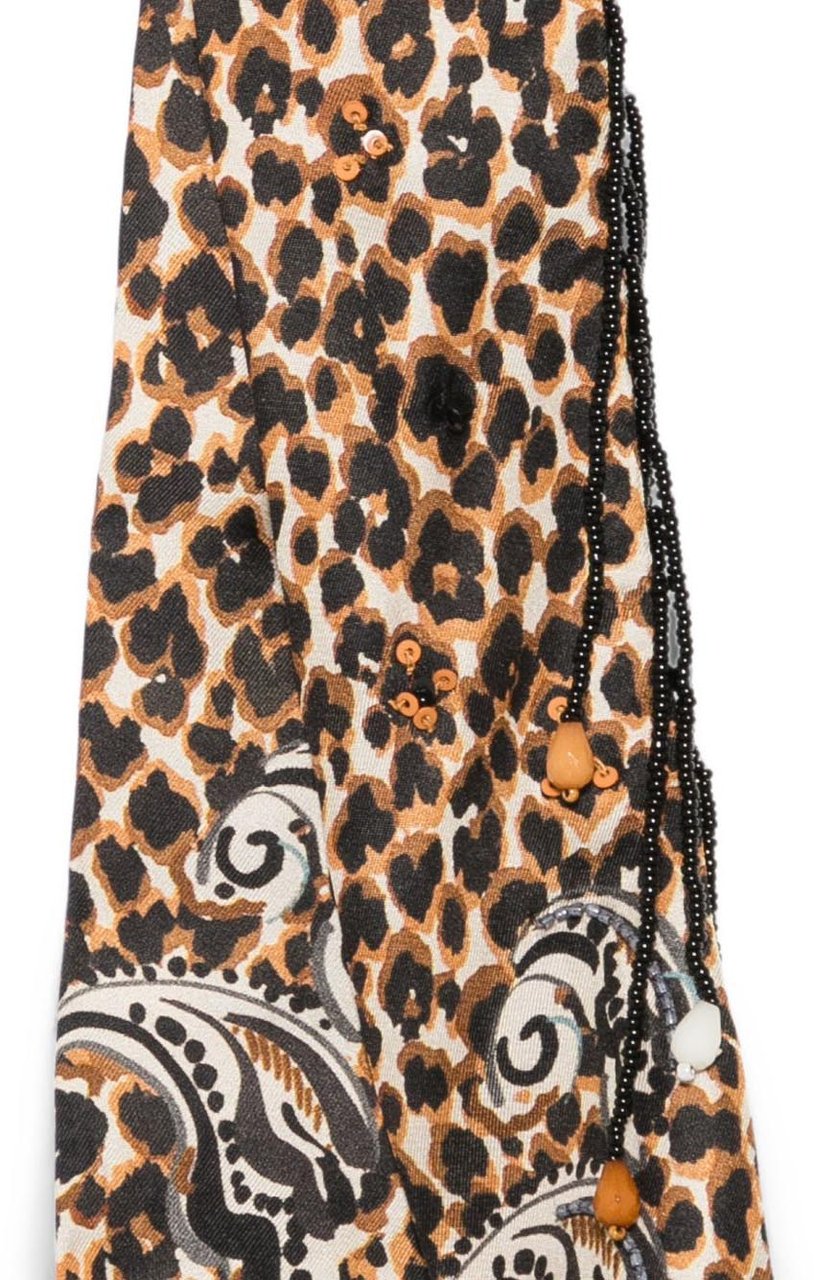 Etro Scarfs Black Beige