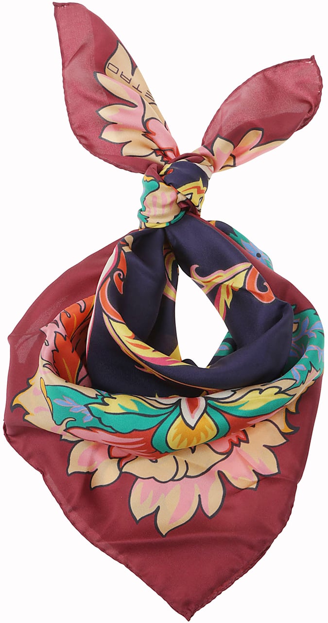 Etro Turandot Foulard Blue Blauw