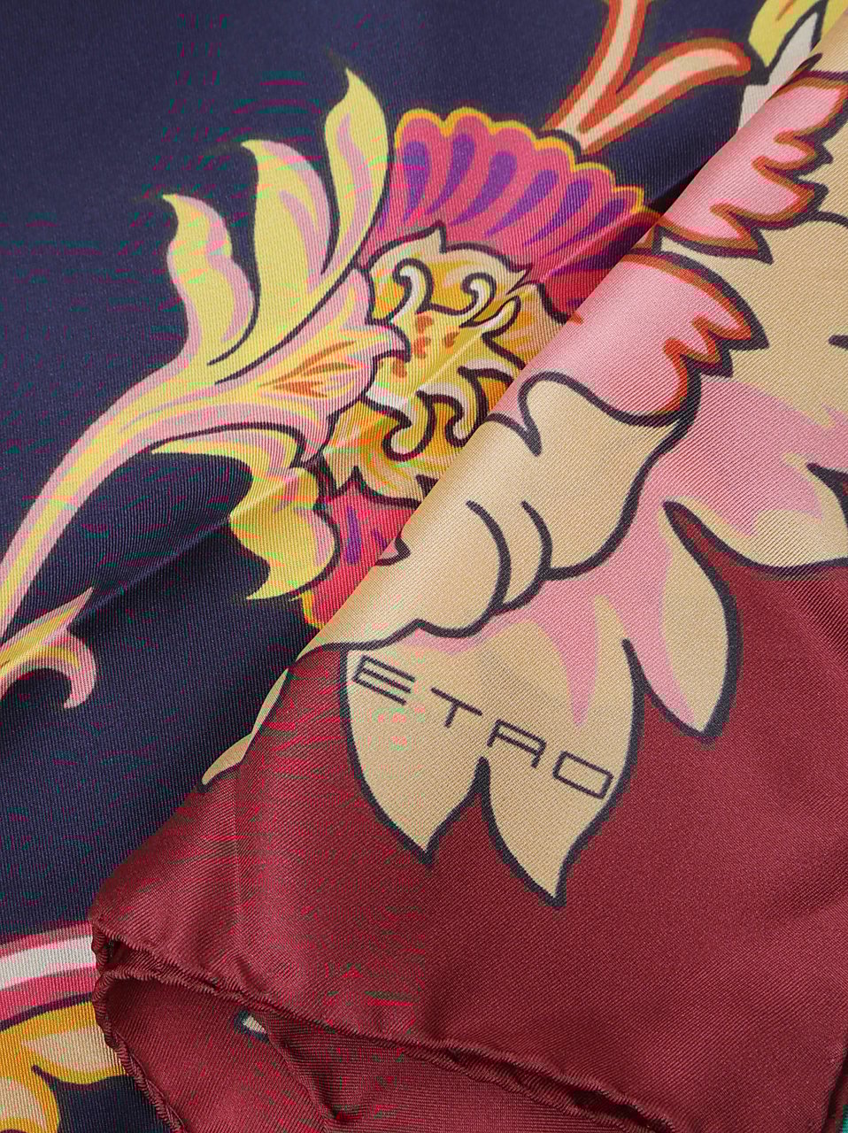 Etro Turandot Foulard Blue Blauw