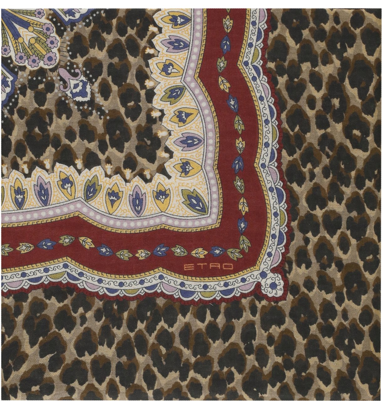 Etro Scarfs Burgundy Beige