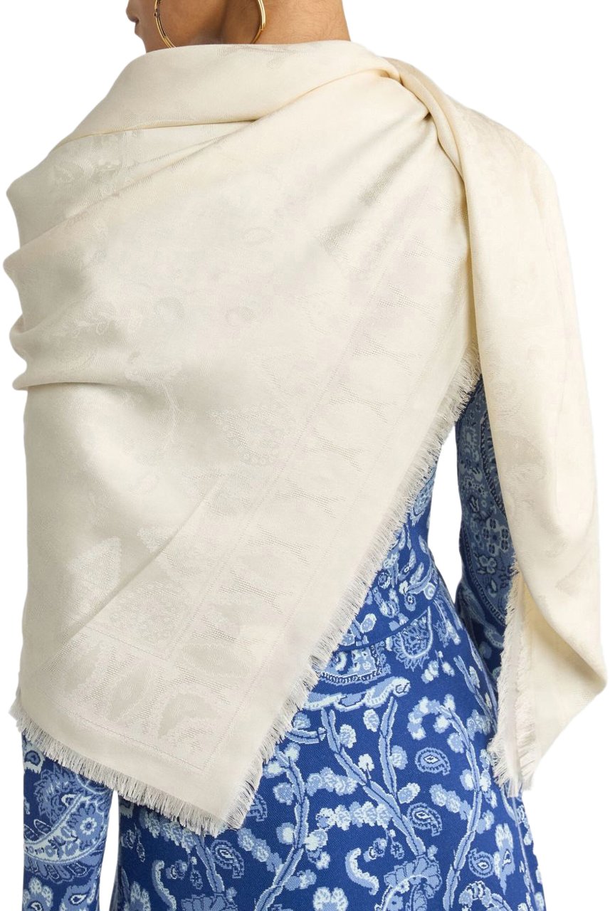 Etro Scarfs Ivory Wit