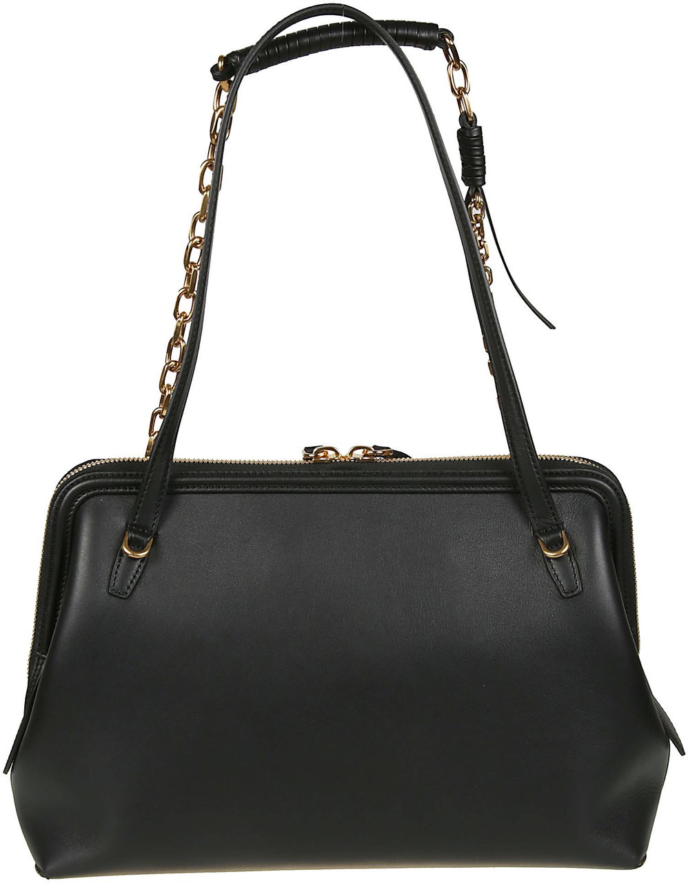 Etro Medium Doctor Shoulder Bag Black Zwart