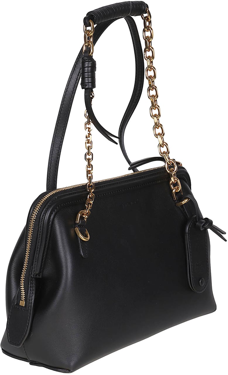 Etro Small Doctor Shoulder Bag Black Zwart