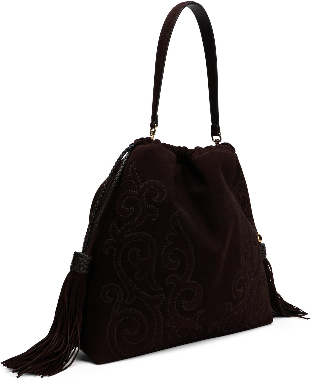 Etro Bag with tassels Bruin