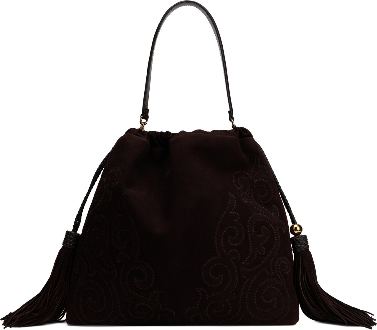 Etro Bag with tassels Bruin