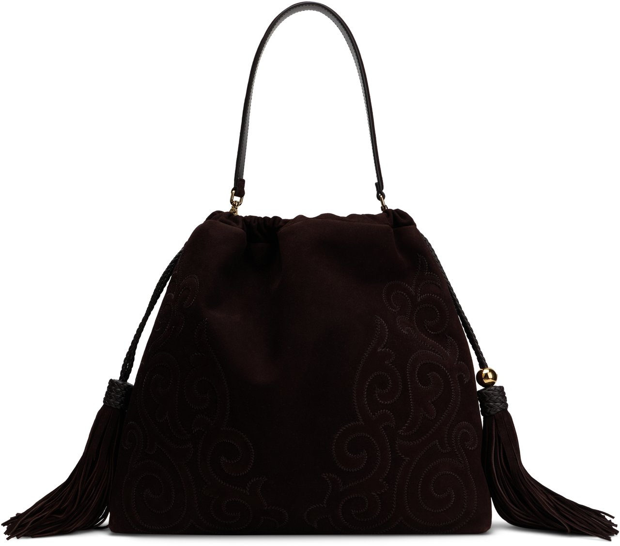 Etro Bag with tassels Bruin