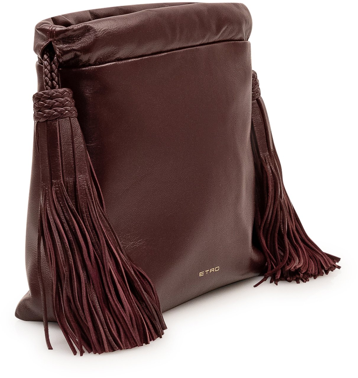 Etro Pochette con Nappe Laterali Bruin