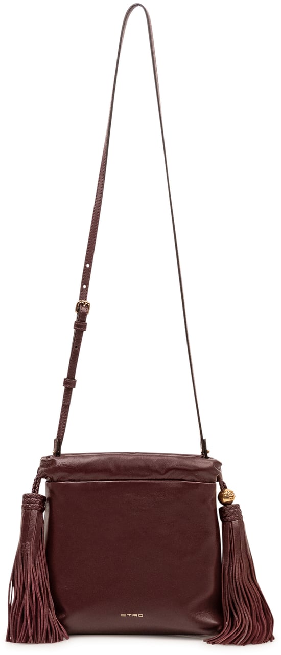 Etro Pochette con Nappe Laterali Bruin