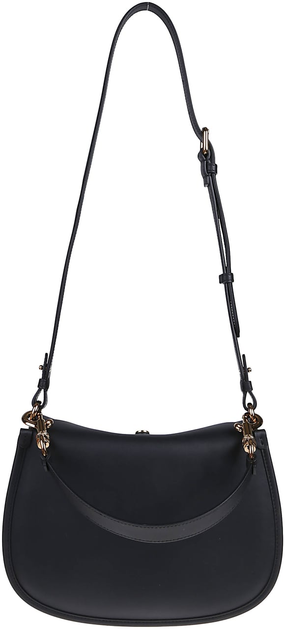 Etro Medium Pony Crossbody Bag Black Zwart
