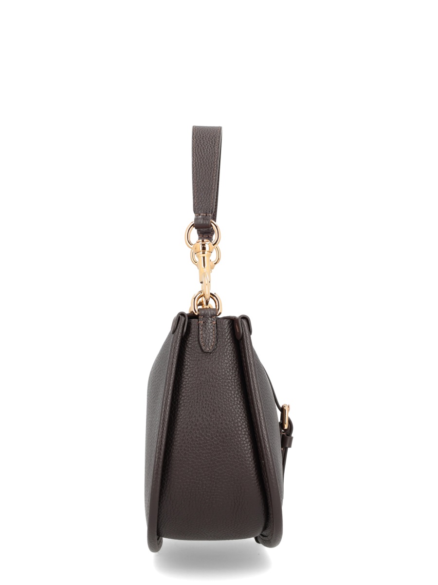 Etro Medium Pony Pebbled Leather Tote Bag Grijs
