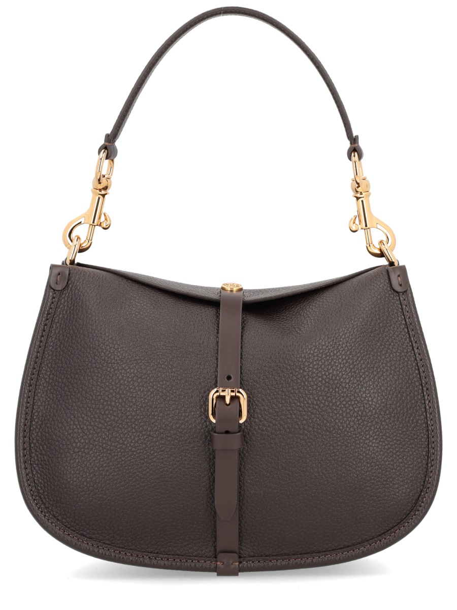 Etro Medium Pony Pebbled Leather Tote Bag Grijs
