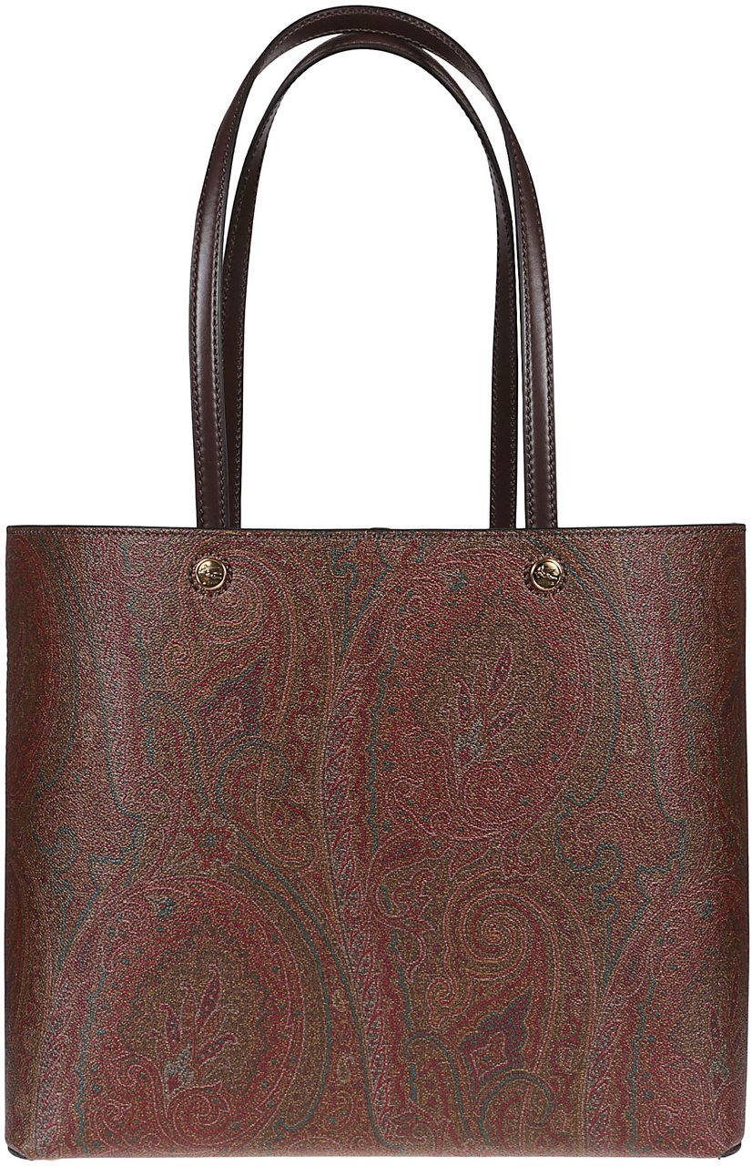 Etro Medium Essential Shopping Bag Brown Bruin