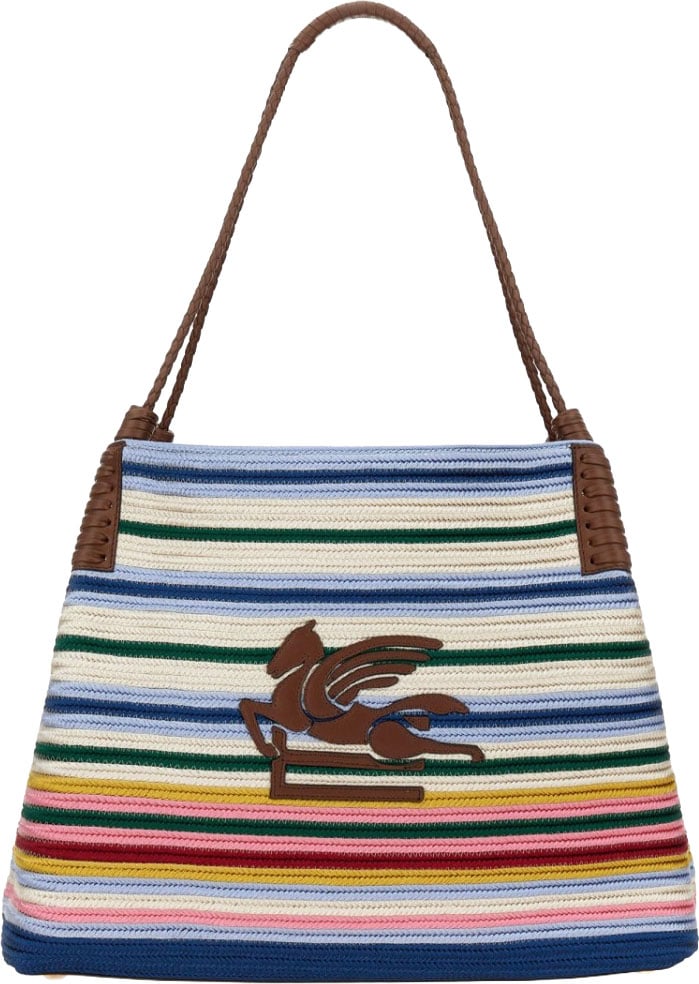 Etro "Libra" Paisley Medium Shopping Bag Divers