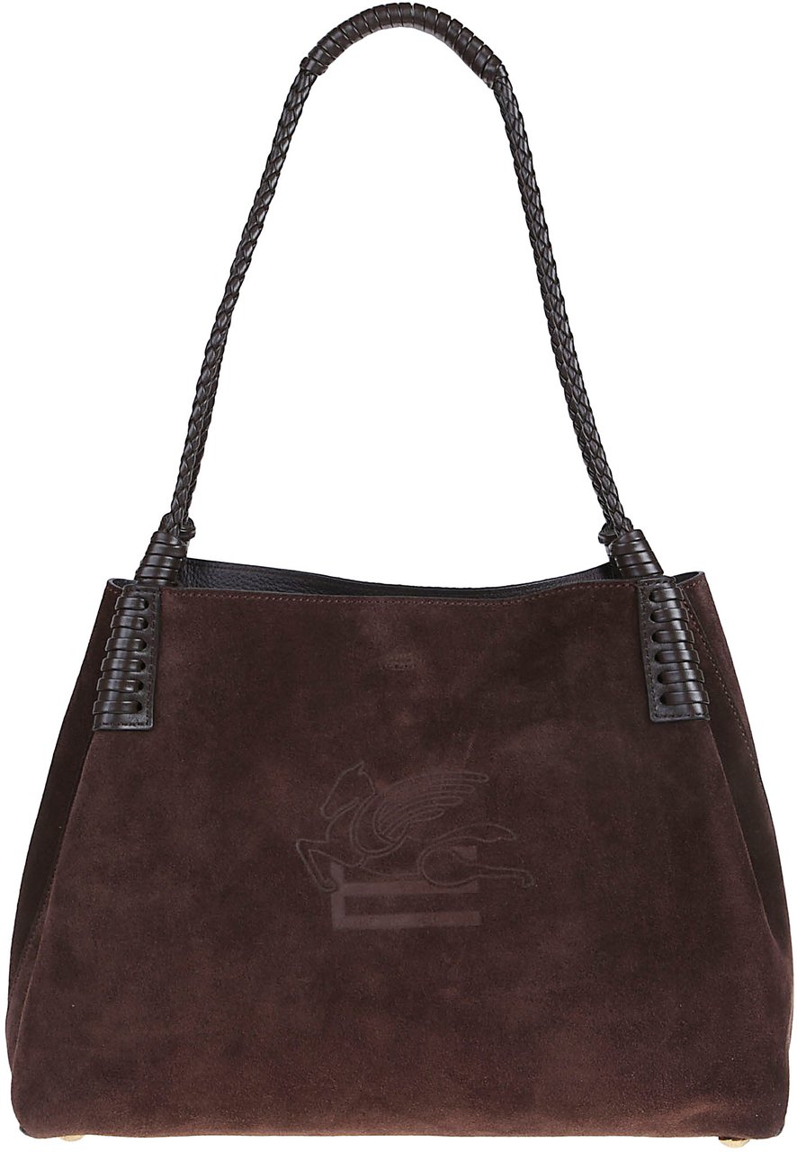 Etro Small Libra Shopping Bag Brown Bruin